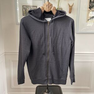 Coastaoro Mens Ventura Zip-Up Hoodie Grey S